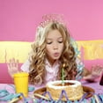 thumbnail image 5 of It's My Birthday Sash Headbands for Women Birthday Tiara & Crowns for Girls Rhinestone Happy Birthday Accessories Favor Supllies Silver Pink, 2 Pack, 5 of 7