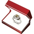 thumbnail image 6 of Dazzlingrock Collection 0.75 Carat (ctw) 14K Champagne & White Diamond Bridal Engagement Ring 3/4 CT, White Gold, Size 8, 6 of 6