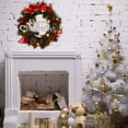 thumbnail image 3 of 30cm/40cm Christmas Wreath With LED Lights Xmas Front Door Hanging Home Decors, 3 of 10