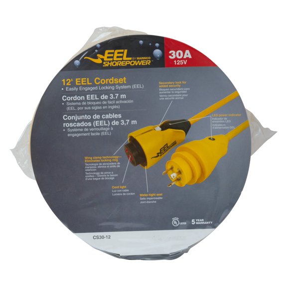 Marinco CS30-12 - EEL Cordset