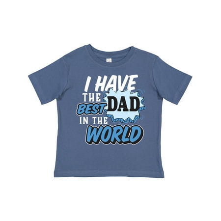 

Inktastic I Have the Best Dad in the World Gift Toddler Boy Girl T-Shirt