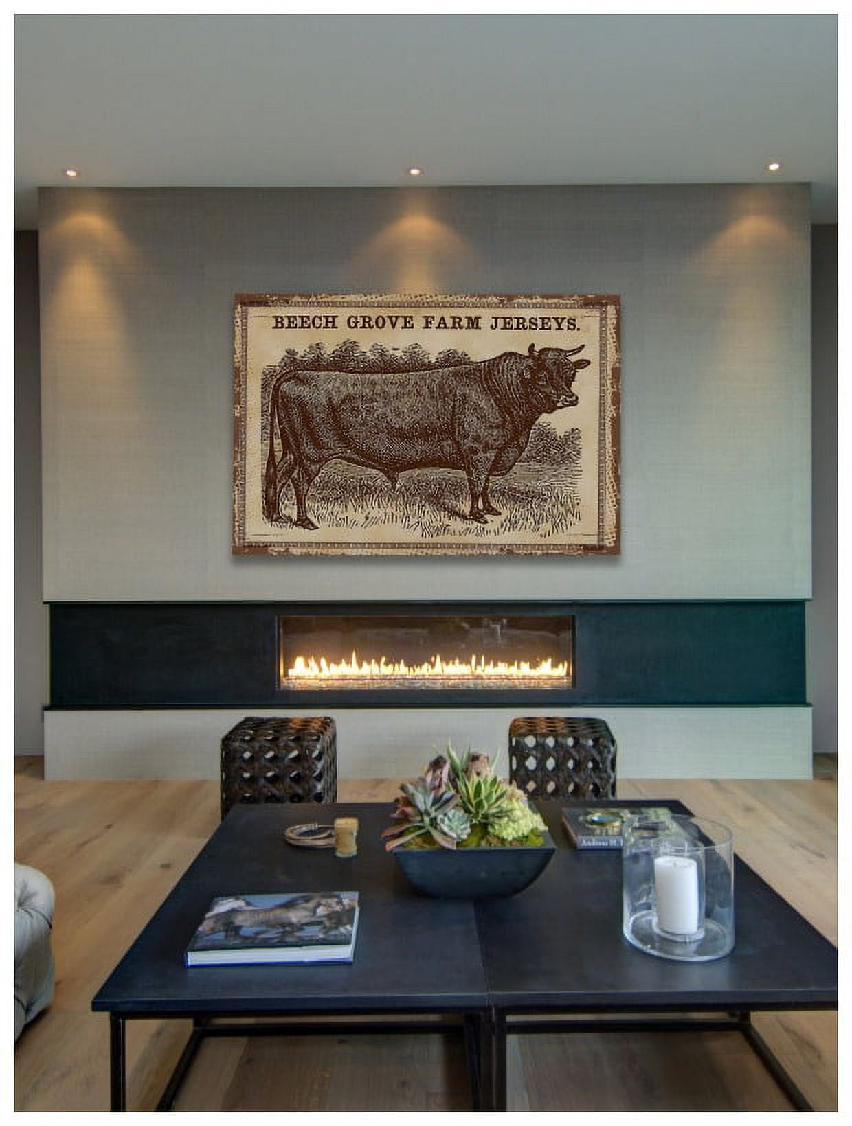 Marmont Hill "Cows Jerseys 2" Painting Print on Canvas