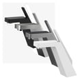 thumbnail image 5 of Basin Faucet Black/Chrome Face Single Handle Deck Mounted Sink Taps, Cold And Hot Mixer For Bathroom Crane Faucets, 5 of 10