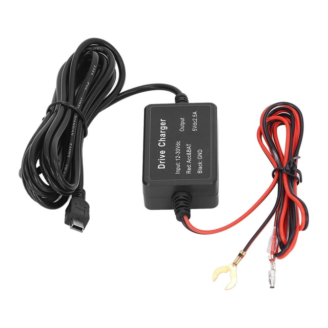 Dash Cam Hardwire Kit Alta Seguridad Vigilancia 24h para Mirror Cam GPS Navigator Radar Detector