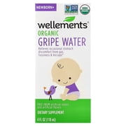 Wellements Organic Gripe Water, Newborn, 4 fl oz
