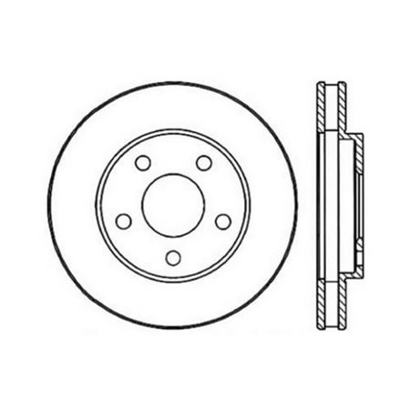 StopTech 128.62050R StopTech Sport Rotors; Drilled; Front Right;10.94 in. Dia.; 2.05 in. Height;