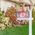 thumbnail image 4 of Valentines Mailbox Covers Magnetic Standard Size 18 X 21 Red Love Heart Floral Black Buffalo Plaid Mailbox Cover Holiday Decorations Mailbox Wrap Post Letter Box Cover Decor for Home Outdoor Garden, 4 of 6
