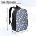 thumbnail image 2 of Uemuo Cute Baby Animals Printed Durable 17-inch Student Backpack - Lightweight, Waterproof, Adjustable Straps, Ideal for School, Work, Travel, 2 of 5