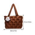 thumbnail image 2 of Bolso de moda para mujer y niña, bolso de compras de estilo lindo, bolso de viaje con cierre de cremallera, 2 of 8
