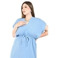 thumbnail image 4 of Maxi vestido de algodon Roman Fashion /Tallas Extras, 4365 (Azul claro) azul 42, 4 of 6