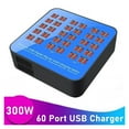thumbnail image 2 of 300W Multi Fast USB Charger 60 Port Portable Usb Charging Station Smart Wall Charger ,Portable Station, 2 of 7