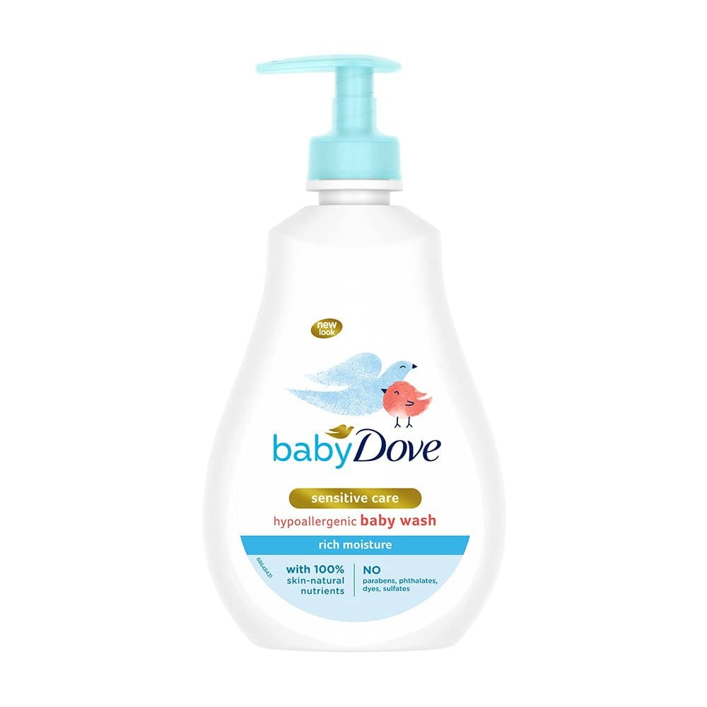 Baby Dove Rich Moisture Hair to Toe Baby Wash, 400 ml