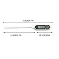 thumbnail image 3 of YoGold Digital Meat Food Thermometer for Cooking Kitchen BBQ, Probe Instant Read Thermometer with Long Probe for Candy Candle Milk Yogurt Deep Fry Roast Baking Temperature 3Pcs 3, 3 of 7