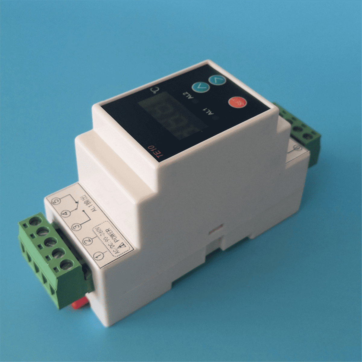Din Rail Thermostat with -40-110℃ Convenient 2 Way Output Temperature Alarm Controller Output 7A/250VAC