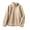 A-Khaki, variant on successthop Fleece Jackets for Women Zipper Without Hood Long Sleeve Jacket Winter Coat Plus Size Outwear with Pockets