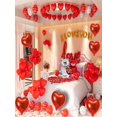 thumbnail image 1 of 1056pcs Valentine's Day Balloon Decoration, Golden 'i Love You' Balloon Banner And Heart Shaped Balloons Set, 1000 Pieces Red Silk Rose Petals And Bea, 1 of 5