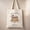 Natural, variant on Personalized Book Club Babe Tote Bag Custom Name Book Lover Gift Cute Aesthetic Reading Ba
