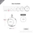 thumbnail image 2 of 6 Pcs Mini 3" Hanging Ornament Tea Light Holder / Terrarium by WGV, 2 of 8