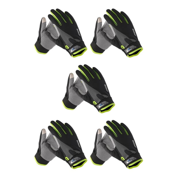 Eigraketly 1 par de guantes de bicicleta pantalla táctil ciclismo mujeres hombres mano completa naranja Type6 NO6 Eigraketly CBP222754