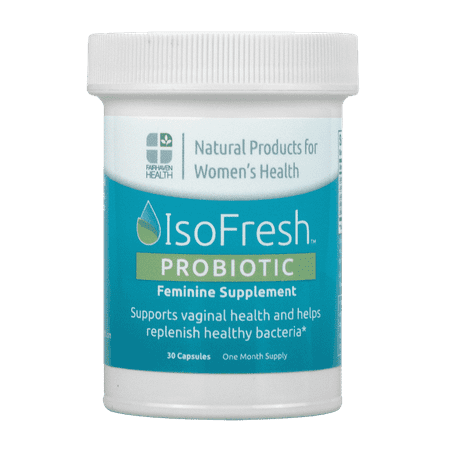 Fairhaven Health IsoFresh Probiotic For Vaginal Balance of Yeast and Bacteria In Women, 30 (Best Topical For Yeast Infection)
