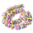 thumbnail image 2 of Dyed Natural Trochus Shell Beads Strands Mixed Color 9~21x5~7x6~8mm Hole: 1.2mm about 54~67pcs/strand 14.76~15.24 inch(37.5~38.7cm), 2 of 4