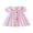 Pink, variant on BemeyourBBs Toddler Baby Girl Crawfish Dress Outfit Cute Lobster Embroidered Plaid Gingham Bubble Dress Short Sleeve Doll Collar Princess Dress Summer Clothes Party Casual Dress