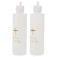 thumbnail image 5 of 2 botellas de agua bendita con logotipo de cruz, botellas de plástico para exorcismo religioso de Pascua., 5 of 5
