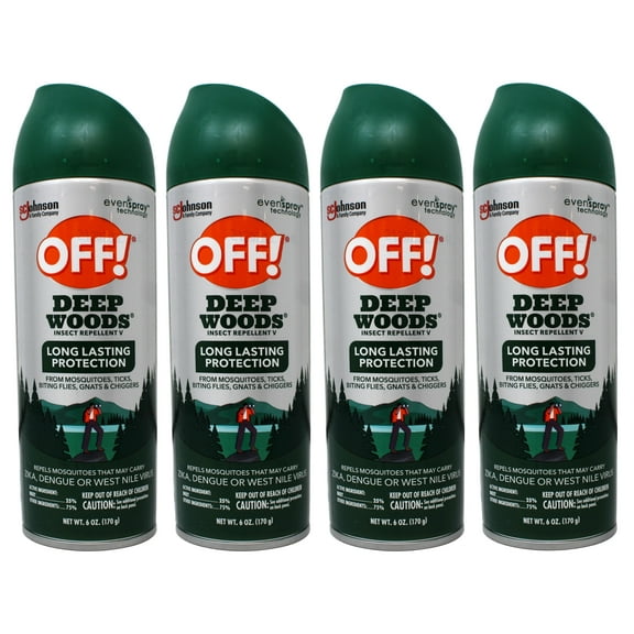 OFF! Deep Woods Insect Repellent 6 oz Pack of 4