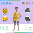 thumbnail image 2 of Hot Wheels Little Boys T-Shirt and Mesh Shorts Outfit Set Yellow / Gray 6, 2 of 5