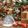 thumbnail image 6 of KLL Christmas Hats for Adults Plush Unicorn DoingYoga Print Santa Hat Xmas Fluffy Santa Claus Hat for Women Men, 6 of 6