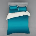 thumbnail image 2 of Ambesonne Ombre Bedding Set 3 Pcs, Tropic Ocean Room, Twin, Petrol Blue, 2 of 3