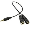 RCA Male To 2 RCA Female Piggyback Splitter - Premium Gold Plated Audio Adapter | My Cable Mart 6 thumbnail image