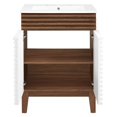 thumbnail image 3 of Modway Render Bathroom Vanity in White Walnut White, 3 of 9