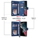 thumbnail image 2 of PU Leather Flip Wallet Phone Bags Case For Samsung Galaxy A54 A34 A24 A14 A73 A53 A33 A13 A72 A52 4G 5G Card Holder Slots Stand Cover, 2 of 5
