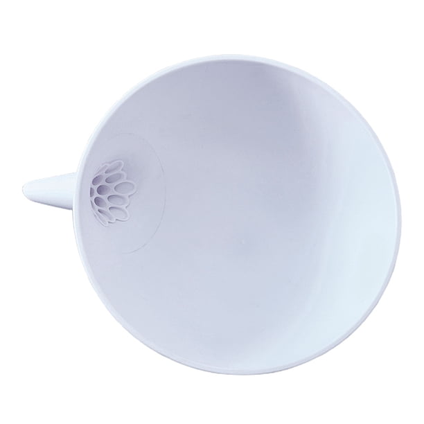 Colador de cocina, tazón y colador multifunción 2 en 1. Blanco