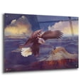 thumbnail image 2 of Epic Art 'Eternal Freedom Eagle' by Enright, Acrylic Glass Wall Art, 36"x24", 2 of 8