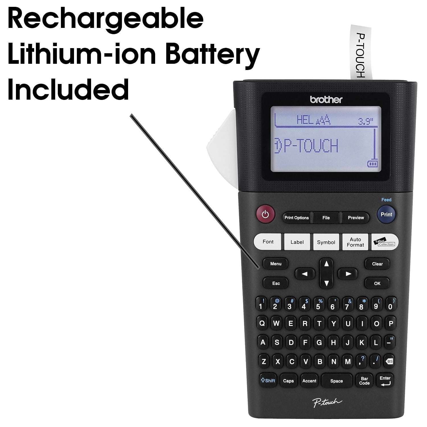 Brother P-Touch PT-H300LI Rechargeable, Take-It-Anywhere Label Maker