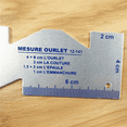 thumbnail image 4 of Seam Measuring Gauge Metal Quilting Tailor Ruler Template Sewing Ruler for DIY Patchwork Quilting, 4 of 5