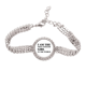 thumbnail image 1 of Soy la niña tonta Pulsera de tobillera de cadena de tenis, joyería de diamantes, 1 of 3