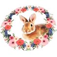 thumbnail image 5 of Happy Easter Home Decorations SET–(1) Door Wall Hanging Canvas Banner, (1) Window Gel Clings, 5 of 5