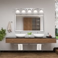 thumbnail image 3 of Livex Lighting Somerset Bath 5 Light in Brushed Nickel, 3 of 13