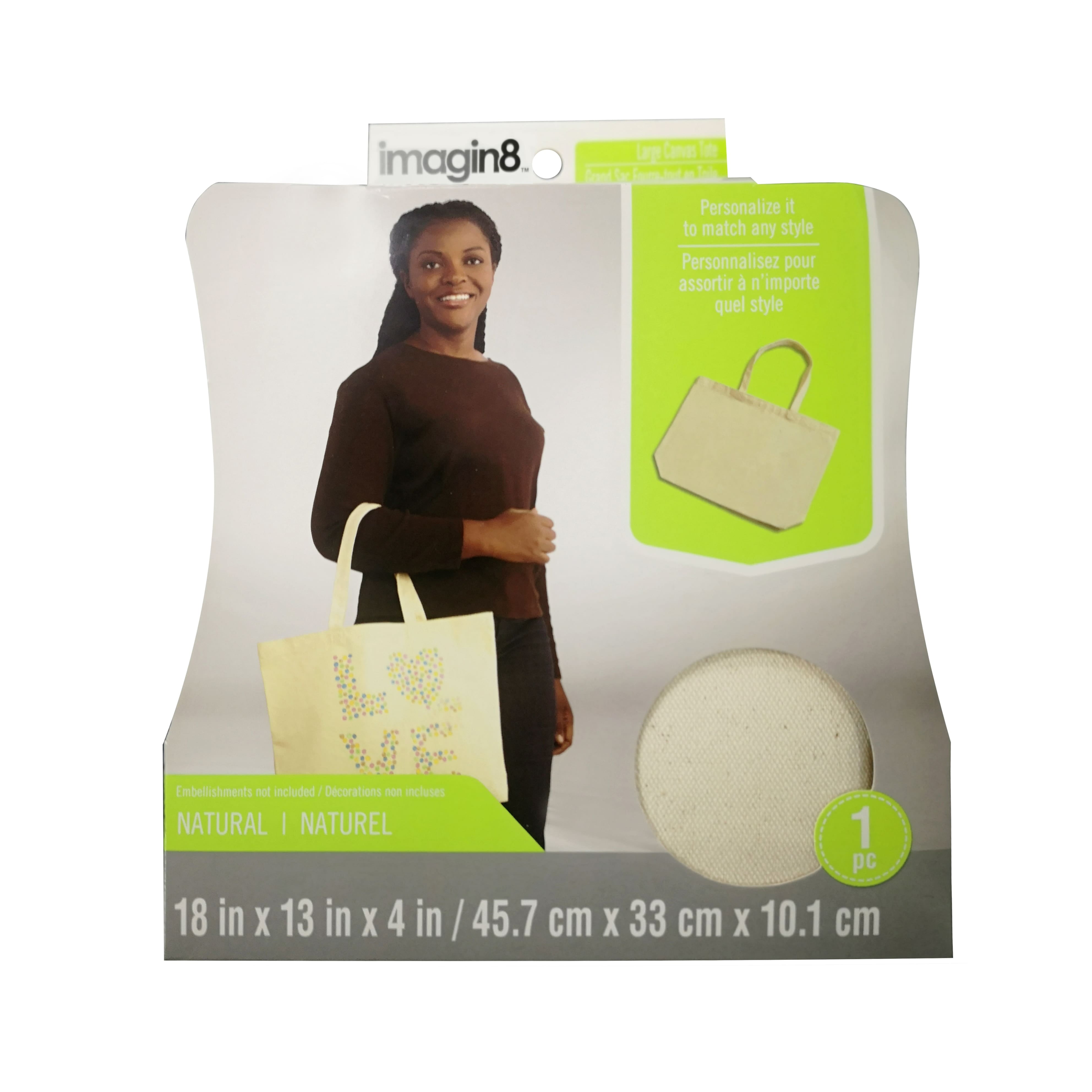 Imagin8 canvas tote hotsell