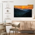 thumbnail image 5 of Elephant Stock Smoky Mountains National Park Wall Art - Horizontal Canvas Wall Art - Living Room Wall Decor - Nature Canvas - Orange And Yellow Decor - 45" x 30", 5 of 8