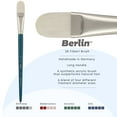 thumbnail image 2 of Creative Mark Berlin Synthetic Long Handle Artist Brush - Filbert # 28 - Handmade in Germany Art Paint Brush w/ Synthetic Filament for Acrylics, Oils, Alkyds - Art Brush w/ Sustainable Wood Handle, 2 of 7