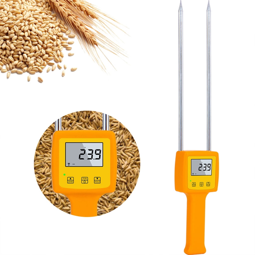 Large Display Grains Humidity Meter Digital Grains Meter with Anti Slip Handle