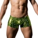 thumbnail image 2 of Braguitas cortas con efecto mojado y estampado de estrellas para hombre, 2 of 9