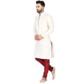thumbnail image 6 of SKAVIJ Men's Kurta Pajama Set for Men Indian Traditional Wear Party Dress Off-White XL, 6 of 6