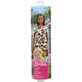 thumbnail image 6 of Barbie Doll, Brunette, Wearing Yellow And Purple Heart-Print Dress, 6 of 6