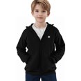 thumbnail image 5 of ToyKingdee Heated Hoodie Sweatshirt 5 Heating Zones Full-Zip Hooded Jacket Boys Girls Youth Winter Electric Heating Sweater, 5 of 9