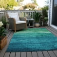 thumbnail image 6 of Addison Rugs Chantille Indoor/Outdoor Transitional Stripes Teal Washable Rectangle Rug, 5' x 7'6", 6 of 6